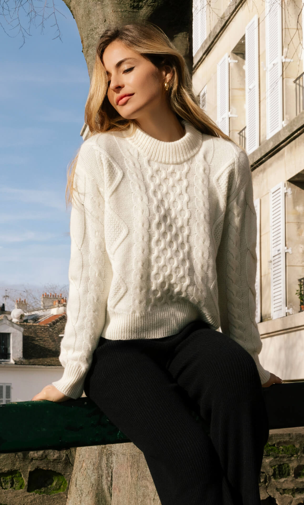 Moritz Cashmere Cable Sweater
