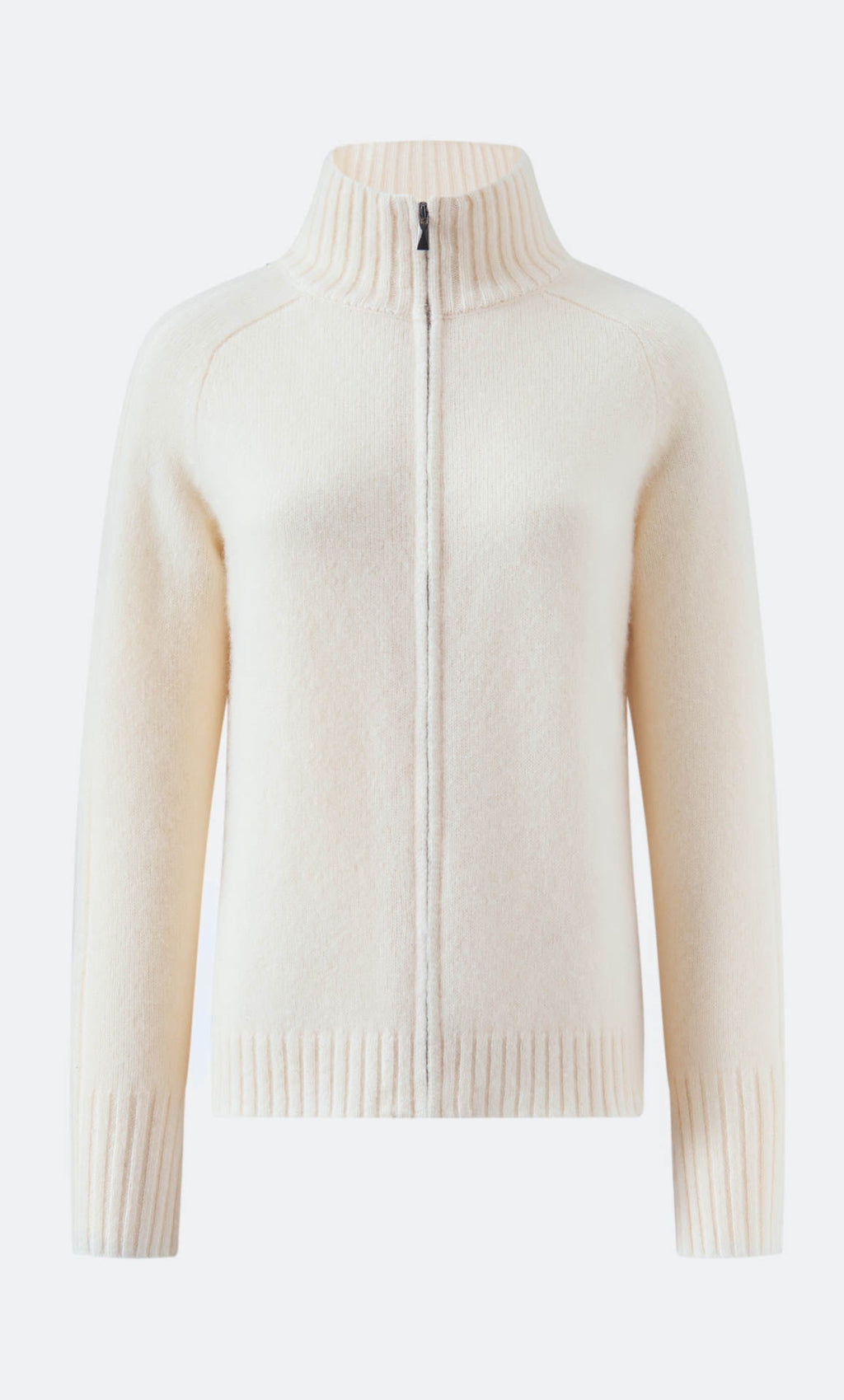 Nevara Zipper Cardigan - Cashmere & Silk