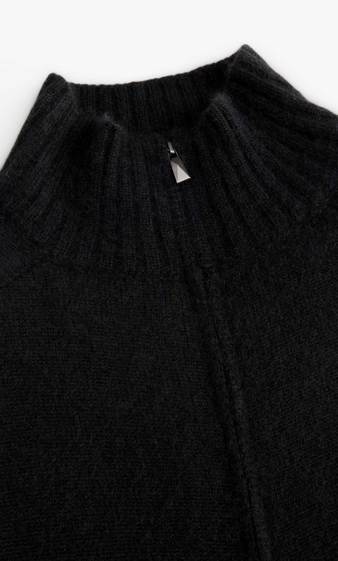 Nevara Zipper Cardigan - Cashmere & Silk