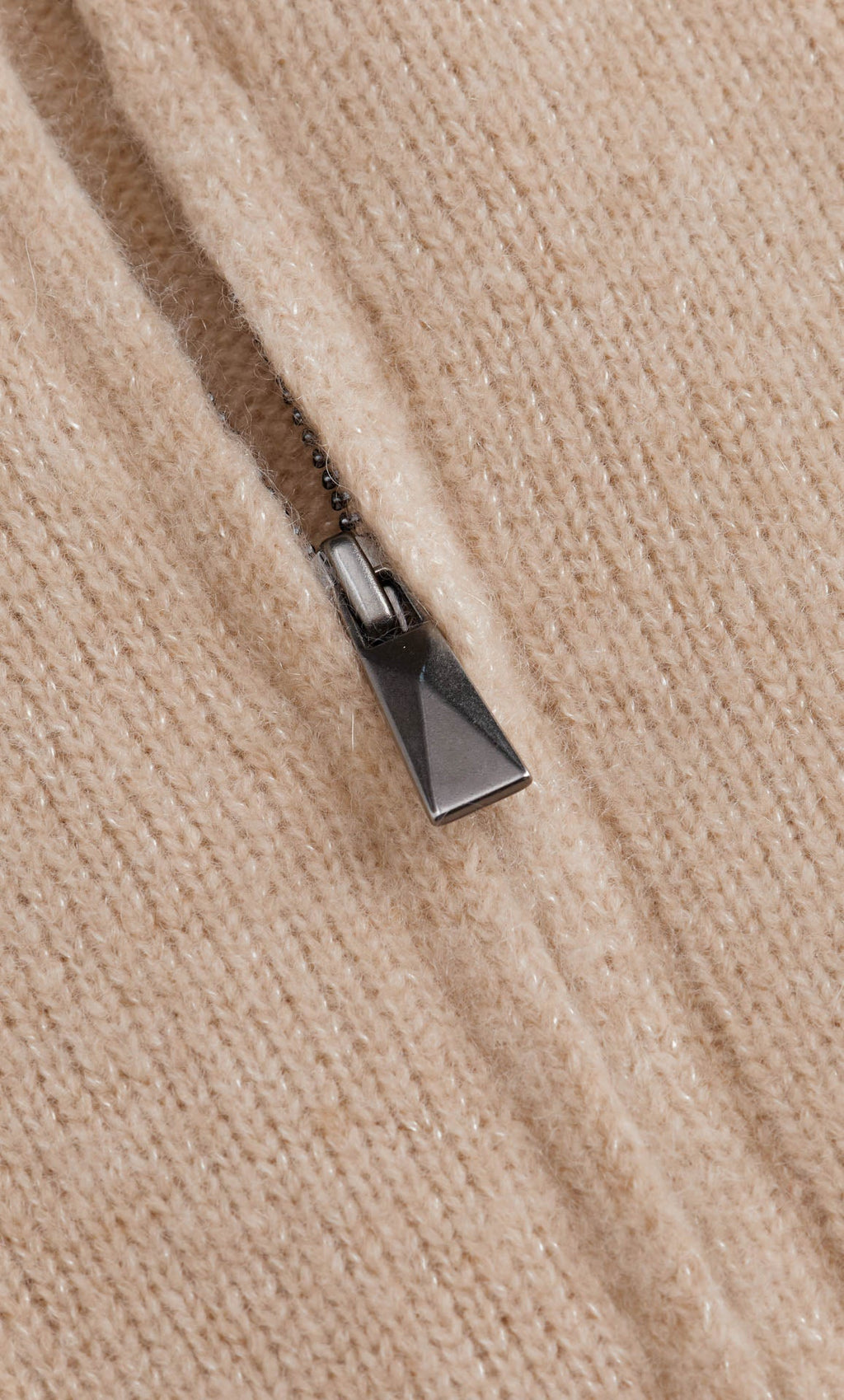 Nevara Zipper Cardigan - Cashmere & Silk