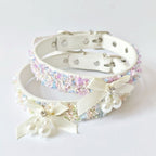 Bowknot & Pearl Dog Cat Collar/Leash