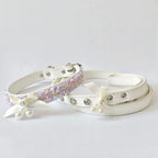 Bowknot & Pearl Dog Cat Collar/Leash