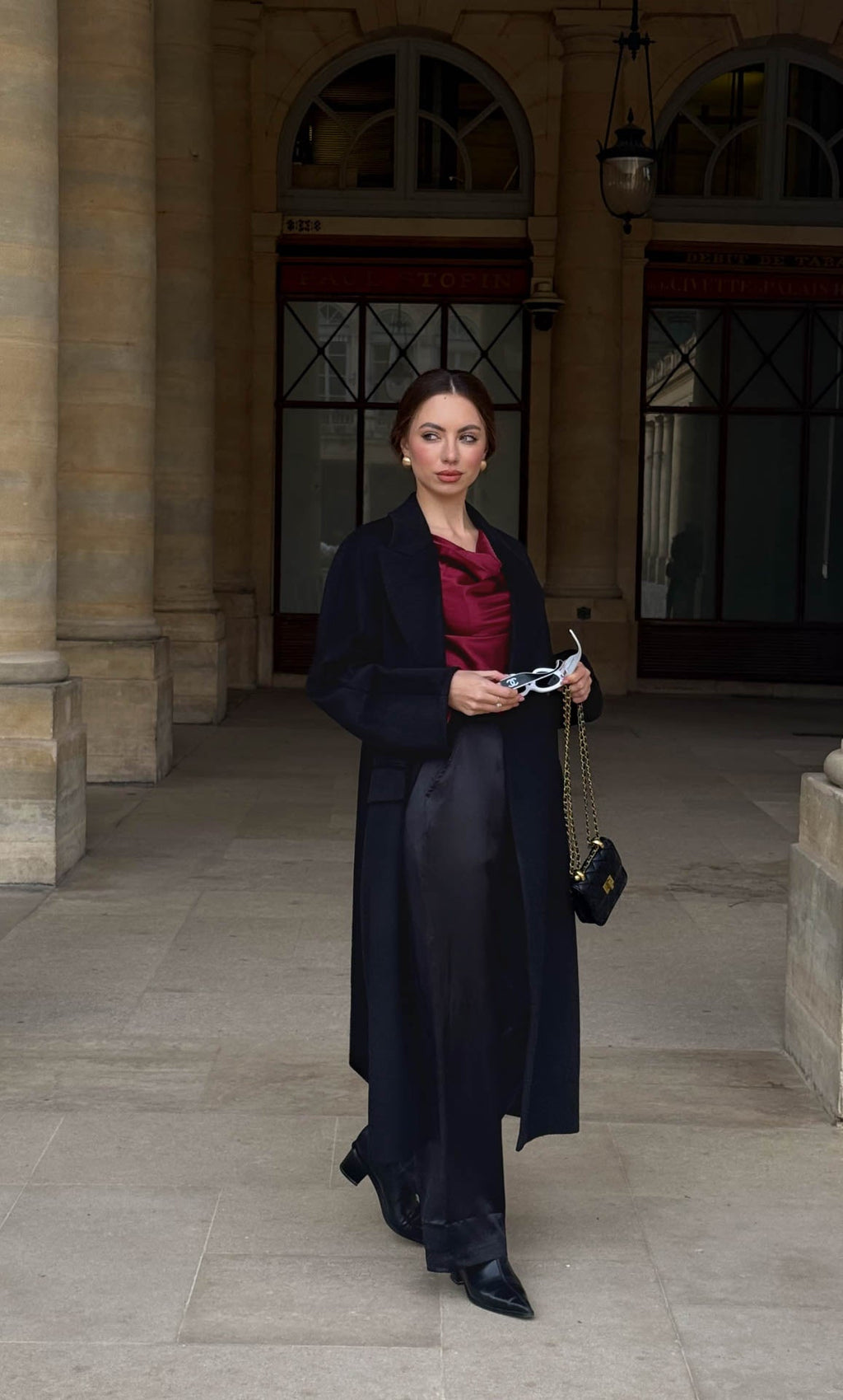 Raphaella Double-Breasted Cashmere Coat