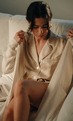 Amore Silk Pajamas - Shirt