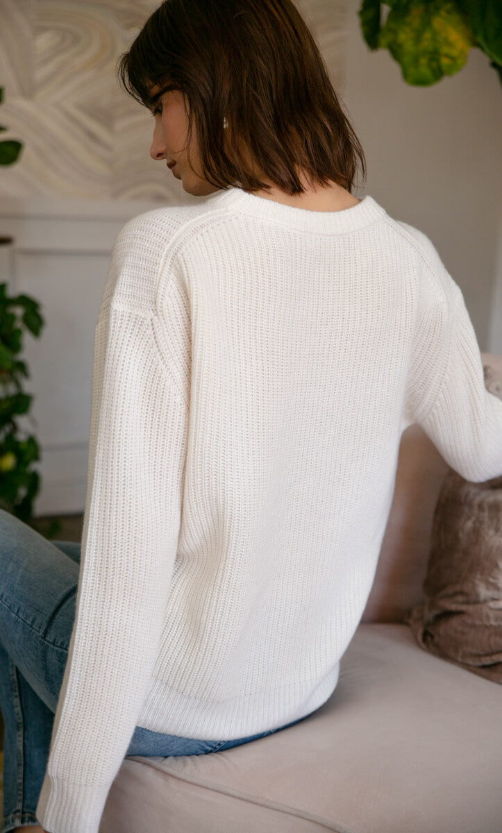 Lombardia Cashmere Fisherman Sweater