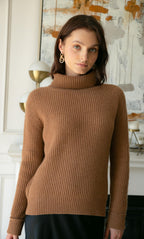 Tessa Cashmere Turtleneck Sweater