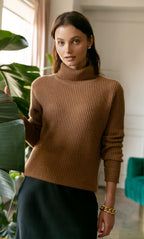 Tessa Cashmere Turtleneck Sweater