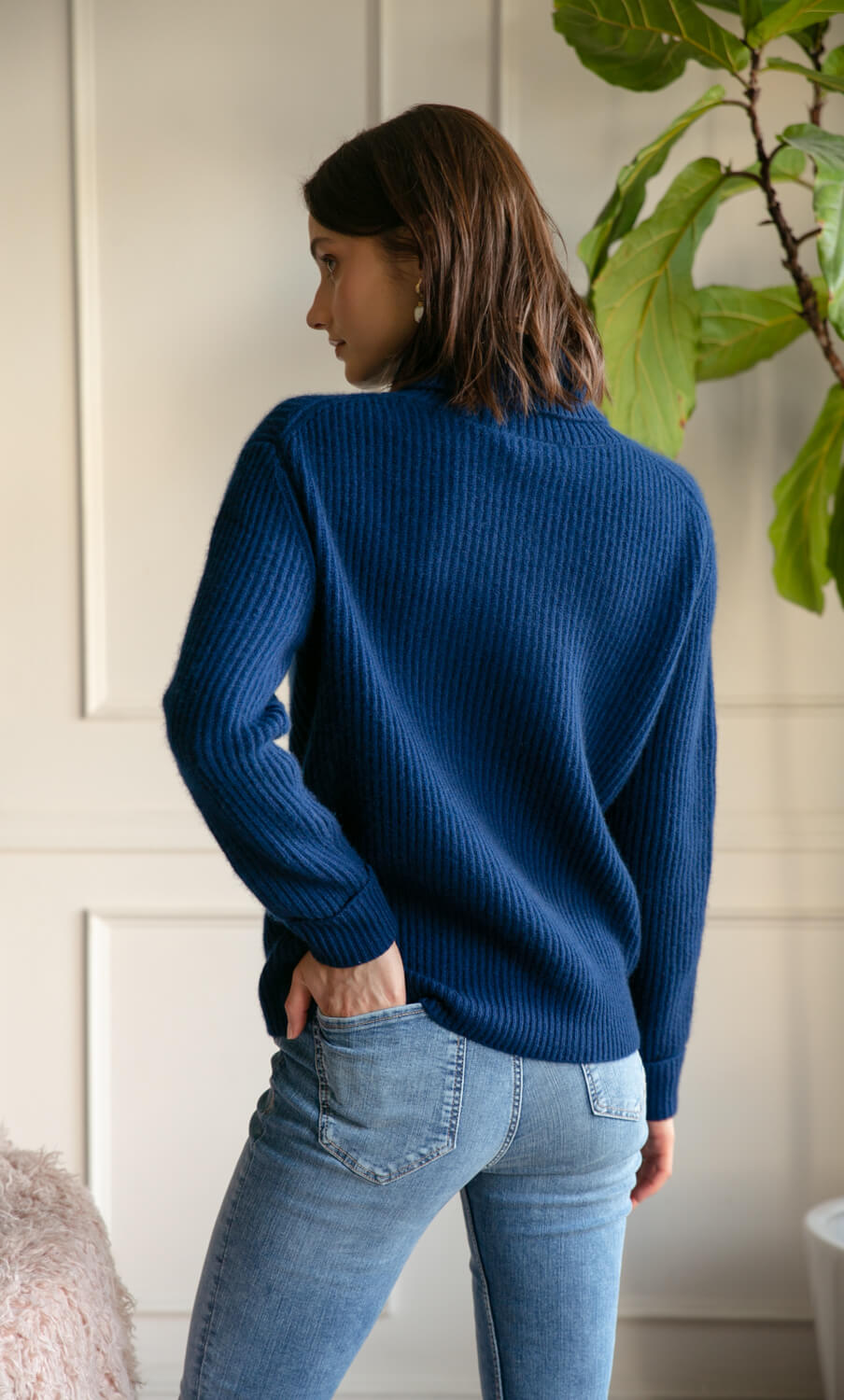 Tessa Cashmere Turtleneck Sweater