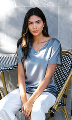 Verona Reversible Silk Blouse