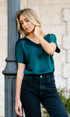Verona Reversible Silk Blouse
