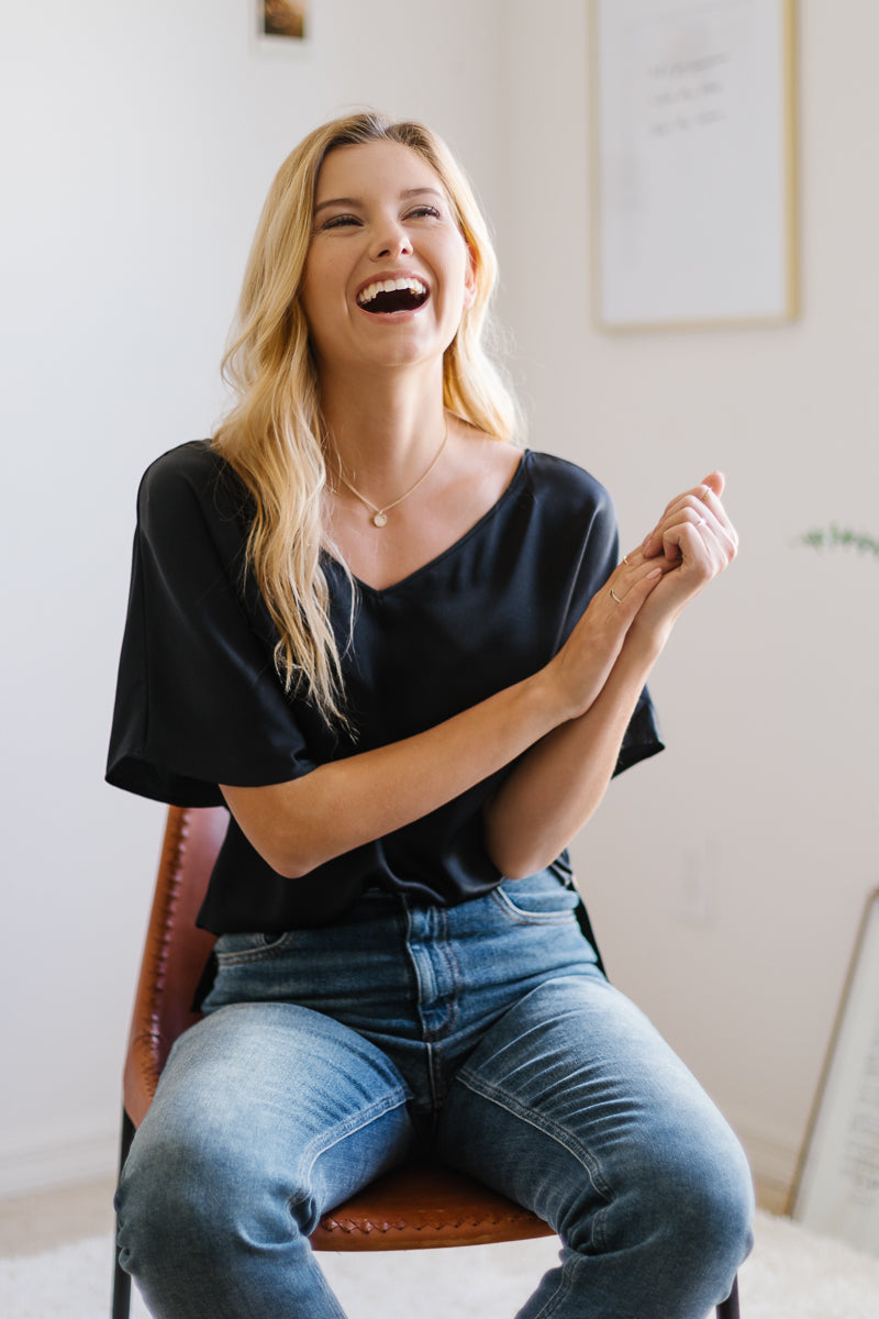 Verona Reversible Silk Blouse