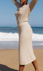 Shelly Knit Skirt - Silk & Cashmere