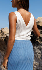 Shelly Knit Skirt - Silk & Cashmere