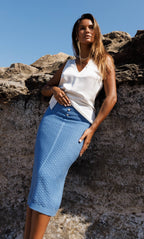 Shelly Knit Skirt - Silk & Cashmere