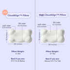 BodyAlign Cooling Pillow + CloudAlign Pillow