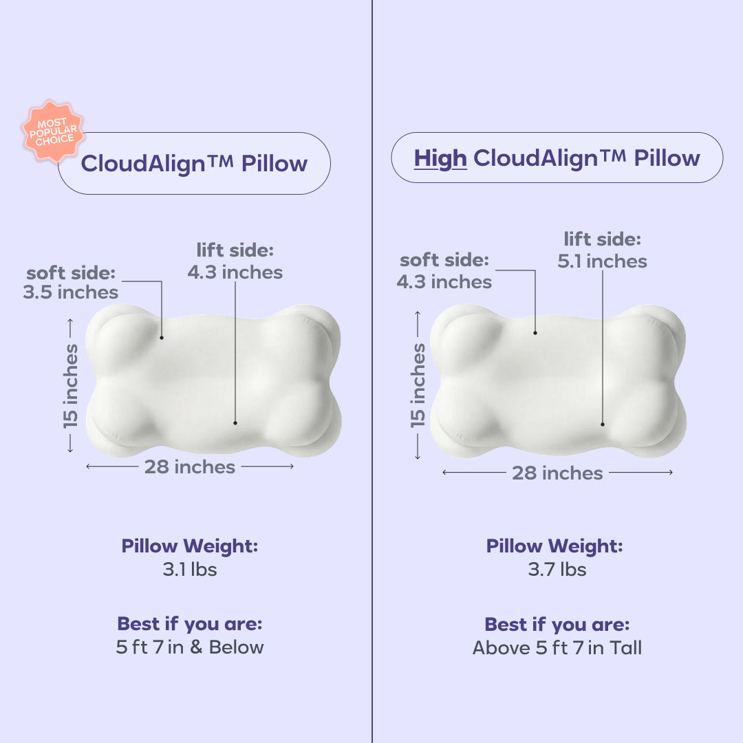 BodyAlign Cooling Pillow + CloudAlign Pillow