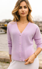 Valentina Luxe Cashmere Cardigan