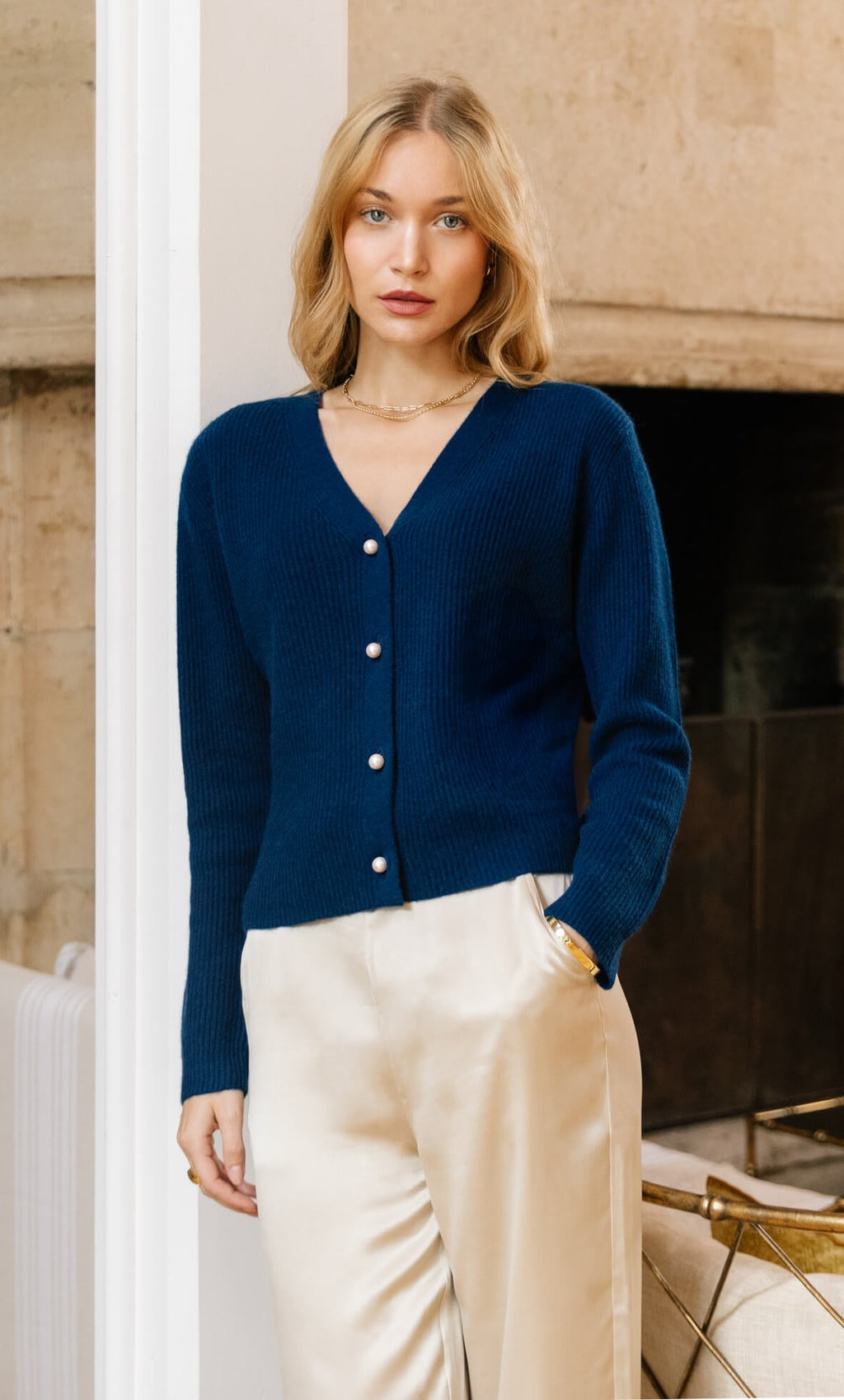 Valentina Luxe Cashmere Cardigan