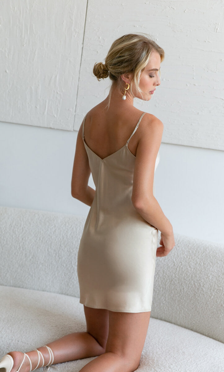 Venus Silk Slip Dress