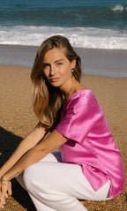 Verona Reversible Silk Blouse