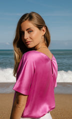 Verona Reversible Silk Blouse