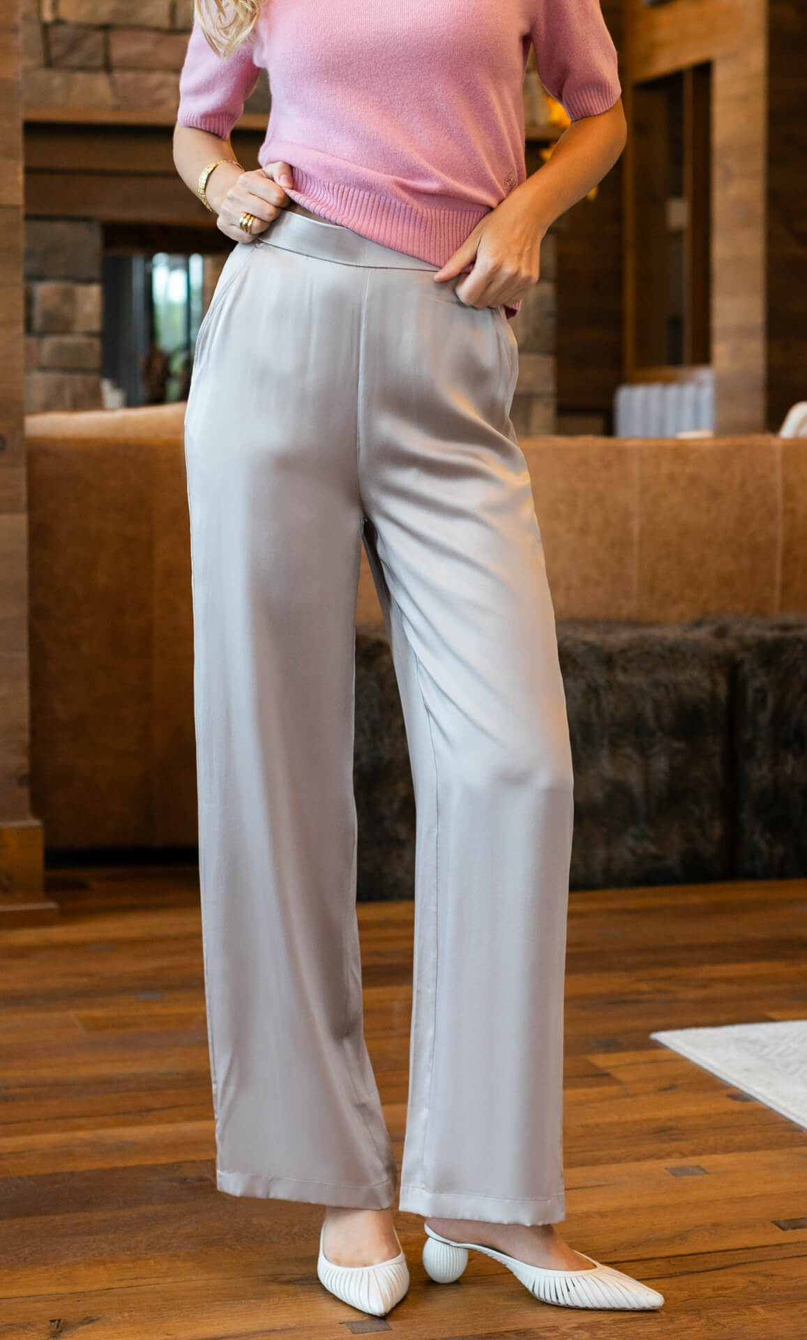 Vicenza Silk Pants