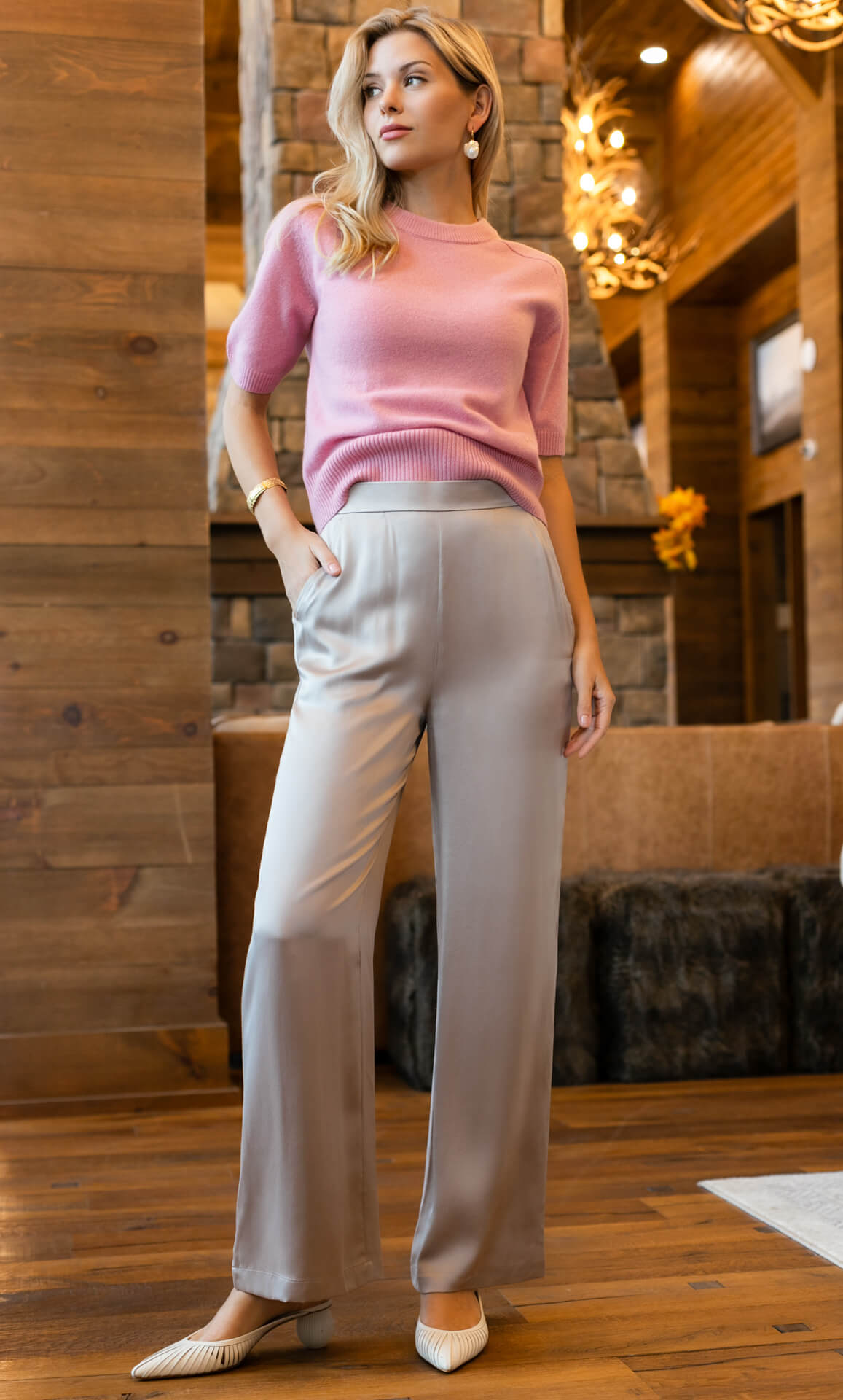 Vicenza Silk Pants