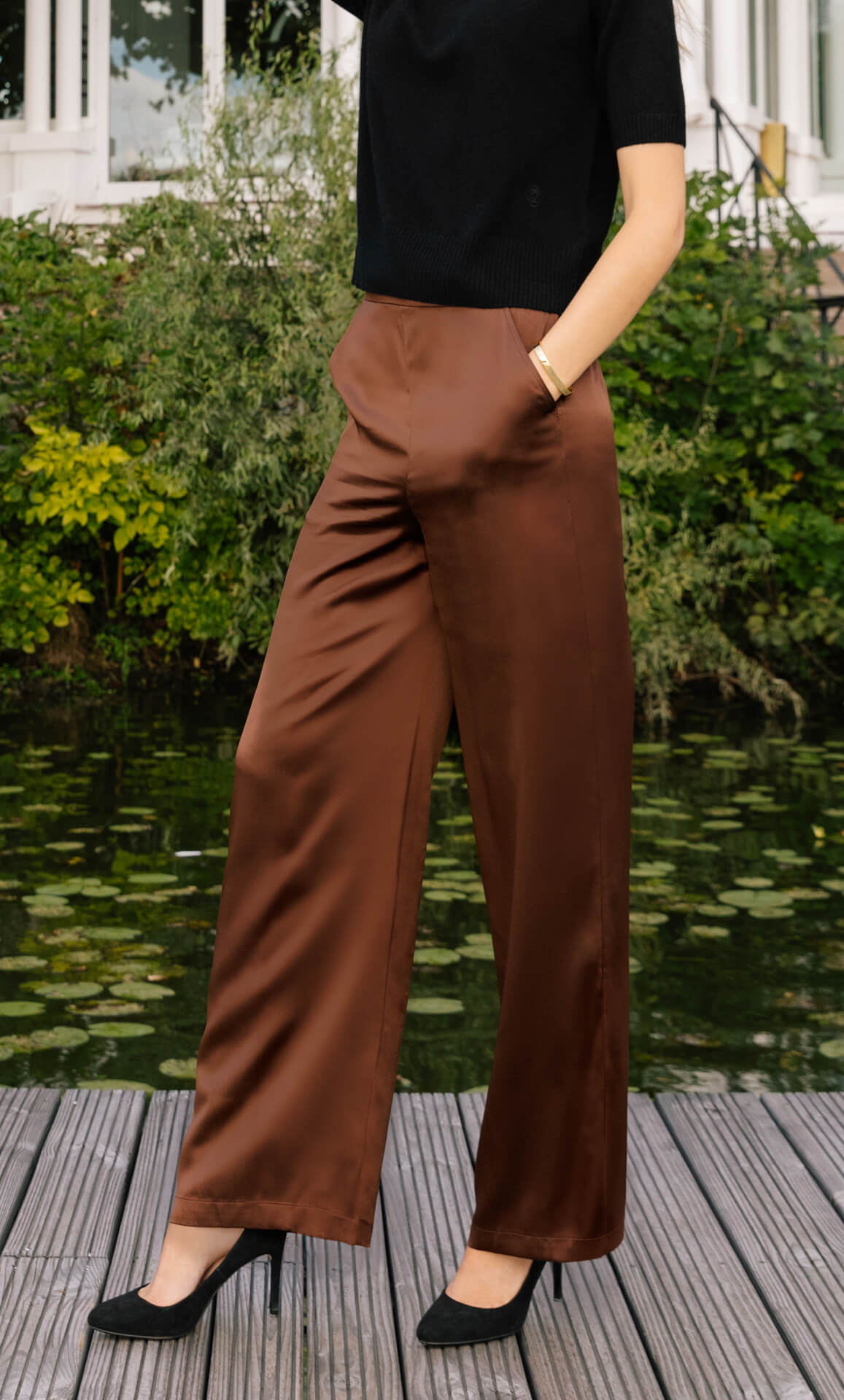 Vicenza Silk Pants