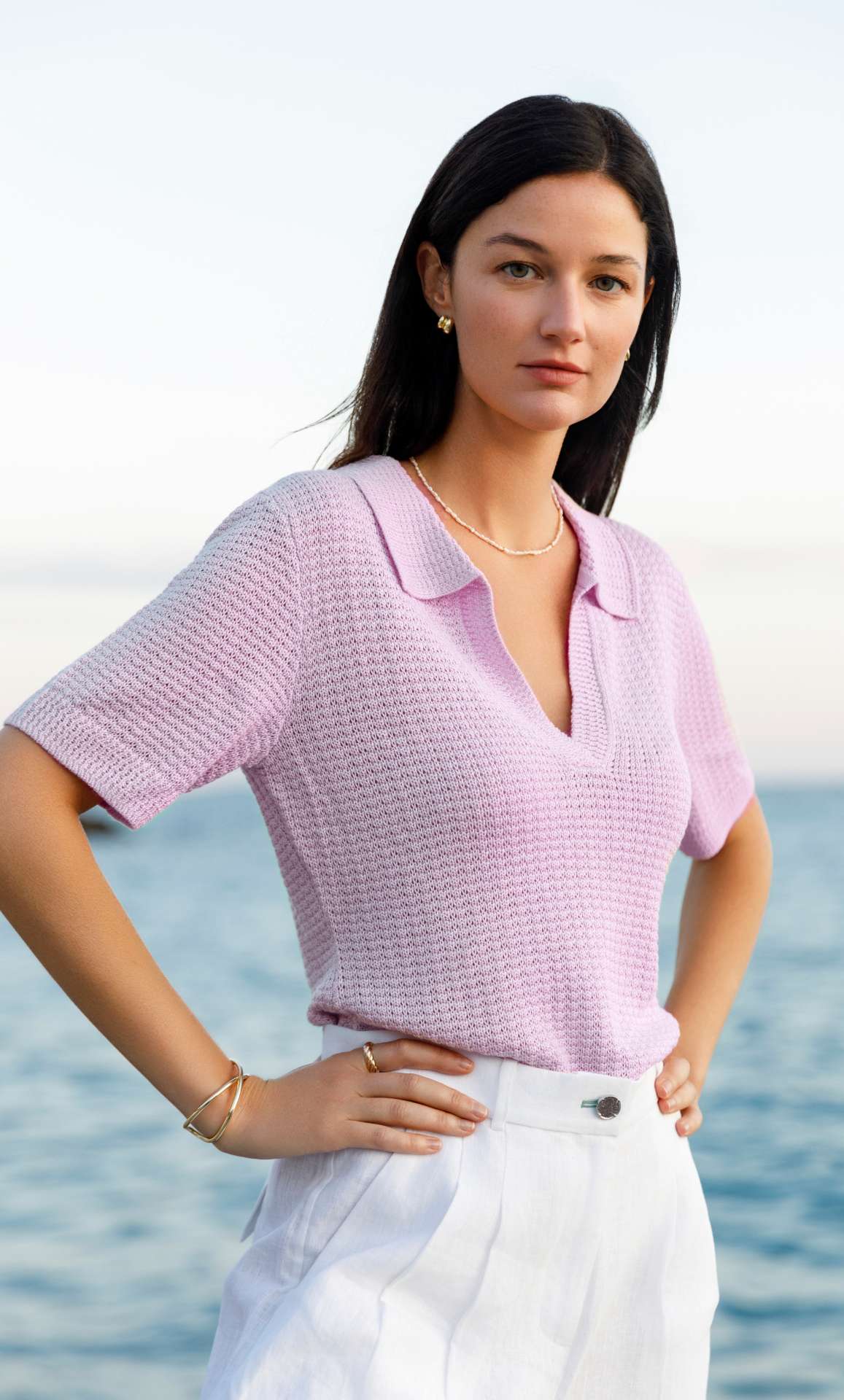 Waverly Knit Polo - Silk & Cashmere