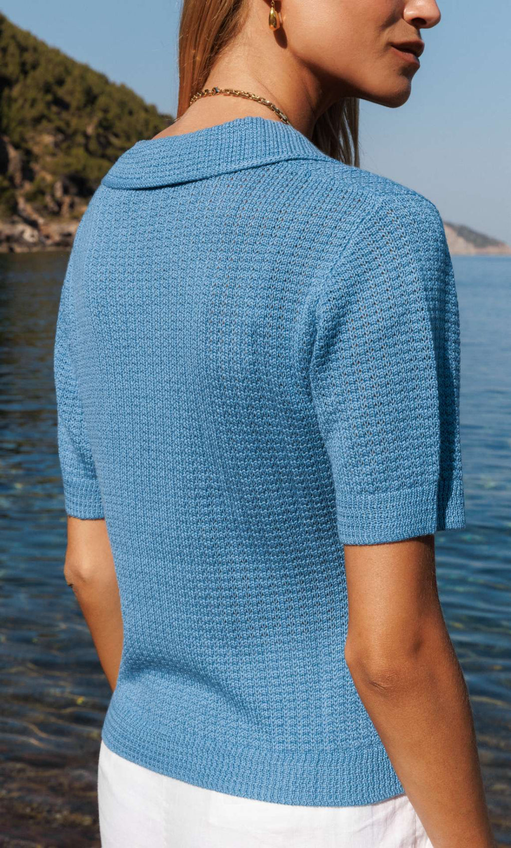 Waverly Knit Polo - Silk & Cashmere