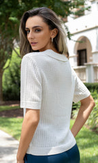 Waverly Knit Polo - Silk & Cashmere