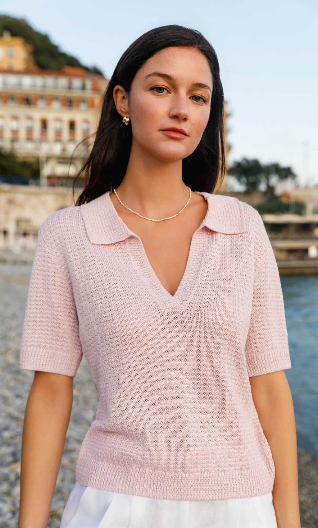 Waverly Knit Polo - Silk & Cashmere