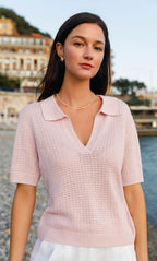 Waverly Knit Polo - Silk & Cashmere