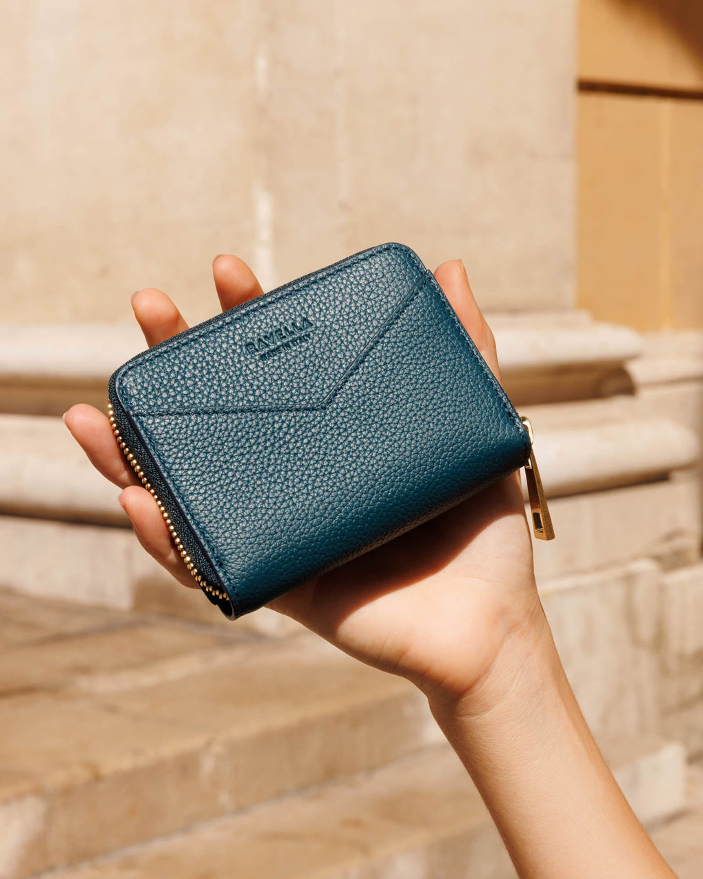 Leather Zip Wallet