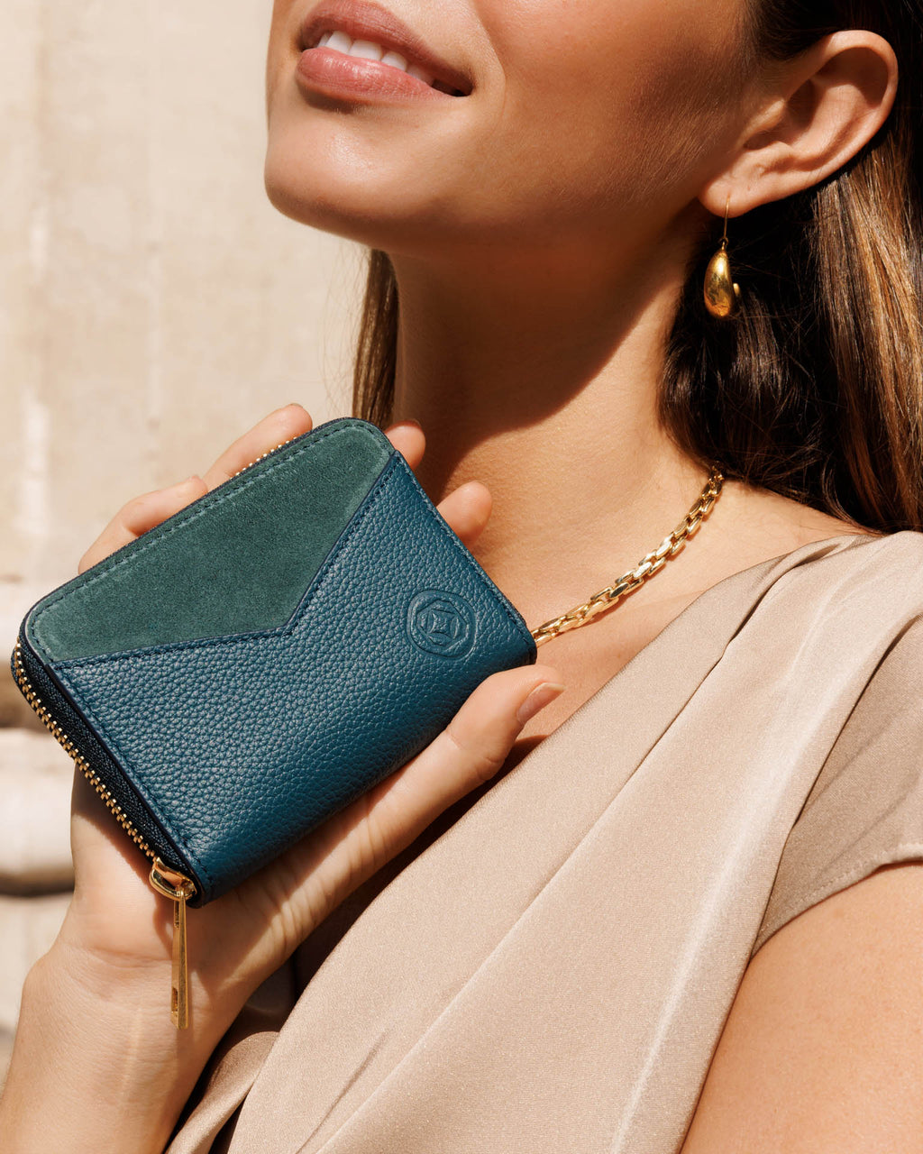 Leather Zip Wallet