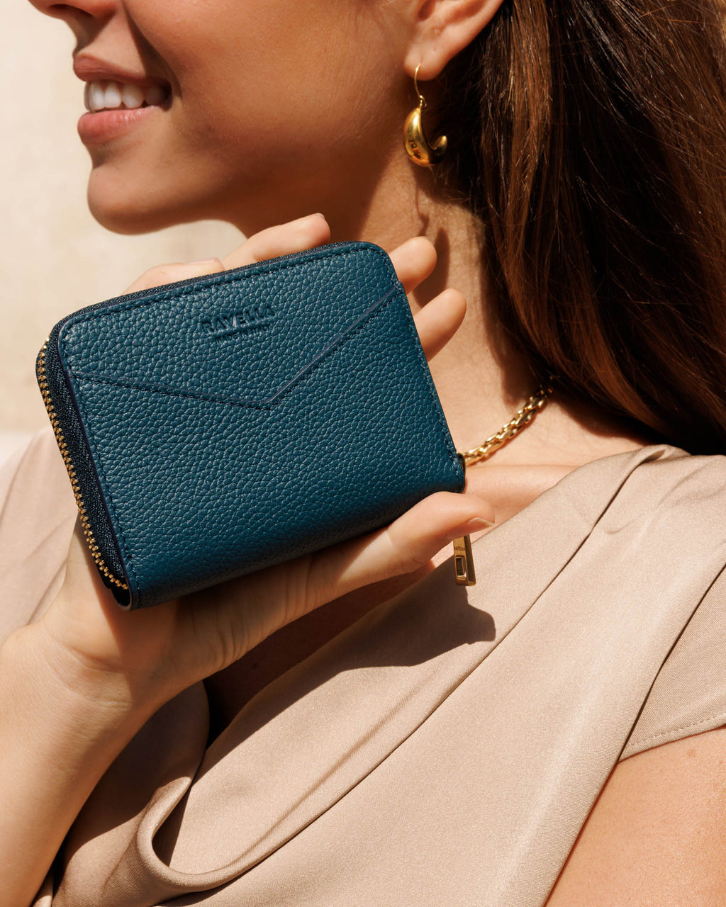 Leather Zip Wallet