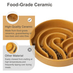 Ceramic Slow Feeder Bowls