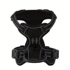 Adjustable Dog Walking Harness in Seven Colors and S–XL with Front Ring, Back Ring and Top Handle