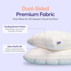 MarshMellow Comforter + 2 Puff Pillows
