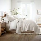 3-Piece Stripe Stitch Quilted Coverlet Set