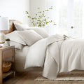 3-Piece Stripe Stitch Quilted Coverlet Set