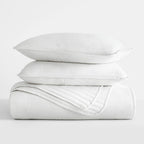 3-Piece Stripe Stitch Quilted Coverlet Set