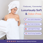 Bubble Bath Towels (4-Pack)