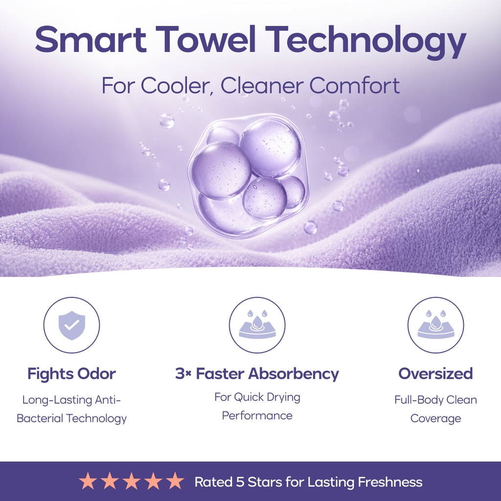 Bubble Bath Towels (4-Pack)
