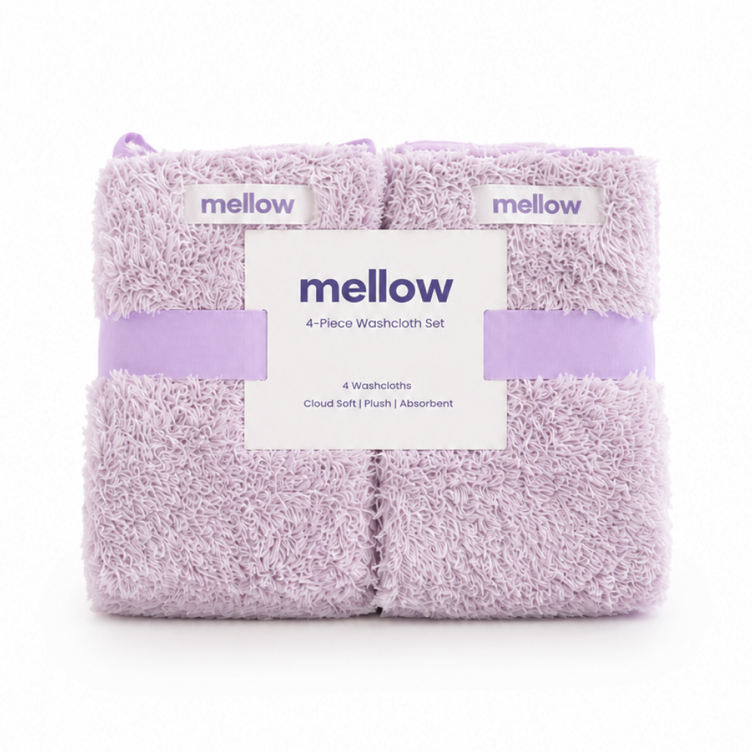 Cloud Plush Washcloths (4-Pack)