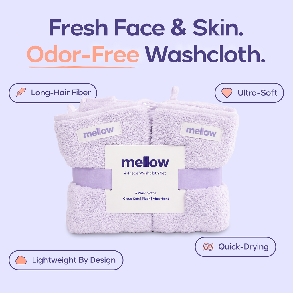 Cloud Plush Washcloths (4-Pack)
