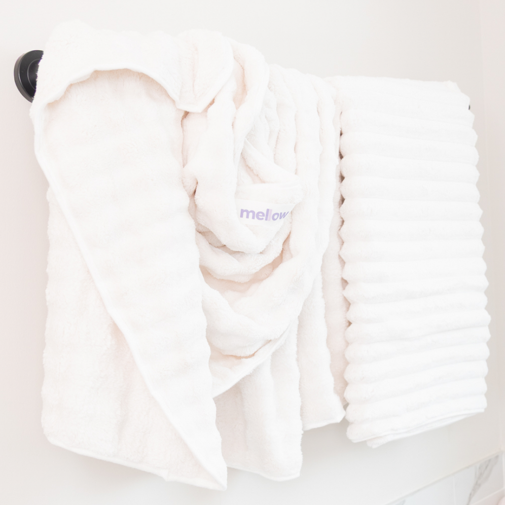 Ribbed Bath Towels (4-Pack)