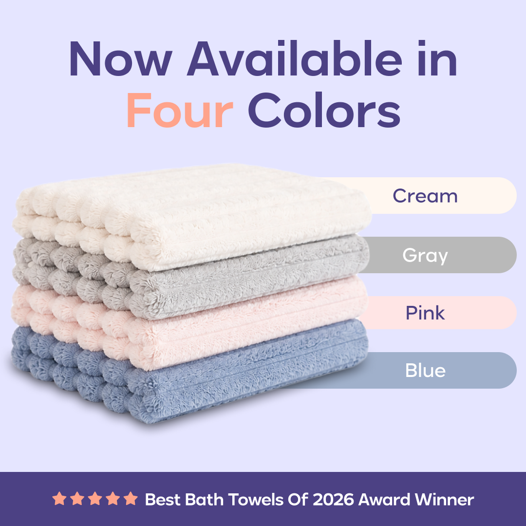 Ribbed Washcloths (4-Pack)