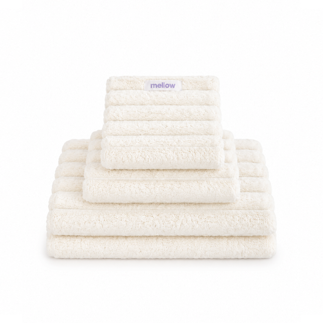 Ribbed Bath Towels (4-Pack)