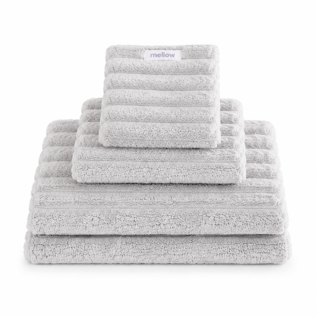 Ribbed Bath Towels (4-Pack)
